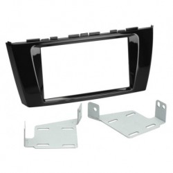 Marco DOBLE DIN Negro Brillante | MITSUBISHI