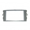 Marco DOBLE DIN Gris Metalizado | TOYOTA Auris 2007 hasta 2013