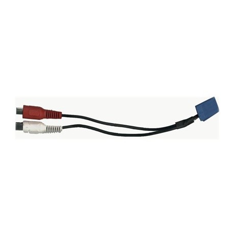 Cable auxiliar Mini ISO Azul - RCA | VOLKSWAGEN | SEAT