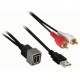 Cable extensión puerto USB NISSAN hasta 2013