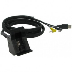 Cable extensión puerto USB-AUX en apoyabrazos | VOLKSWAGEN hasta 2013