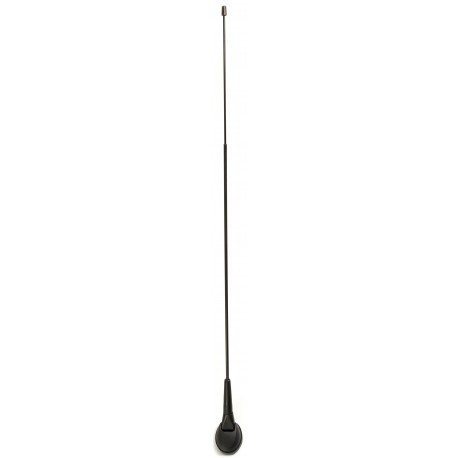 Antena Techo 2 Tramos Negra Cono Base Plástico-Zamack