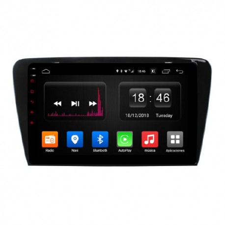 Pantalla Multimedia Android Skoda Octavia 2013-2017