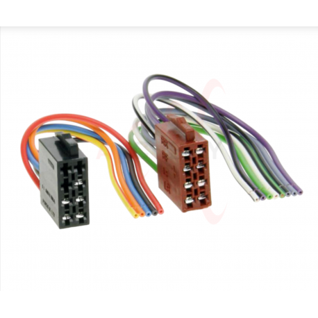 Conector Universal ISO macho terminales hembra