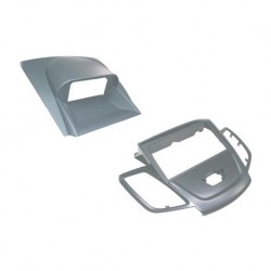Marco 1DIN 2DIN Gris con Display Gris | FORD Fiesta +2008