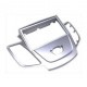 KIT Marco DOBLE DIN Plata INCLINADO | FORD Fiesta +2008