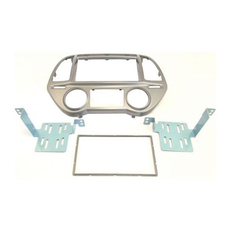 Marco DOBLE DIN Plata | HYUNDAI i20 2012 hasta 2015